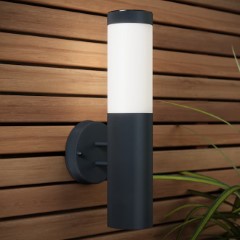 Canterbury USB Solar Wall Light - Anthracite Edition